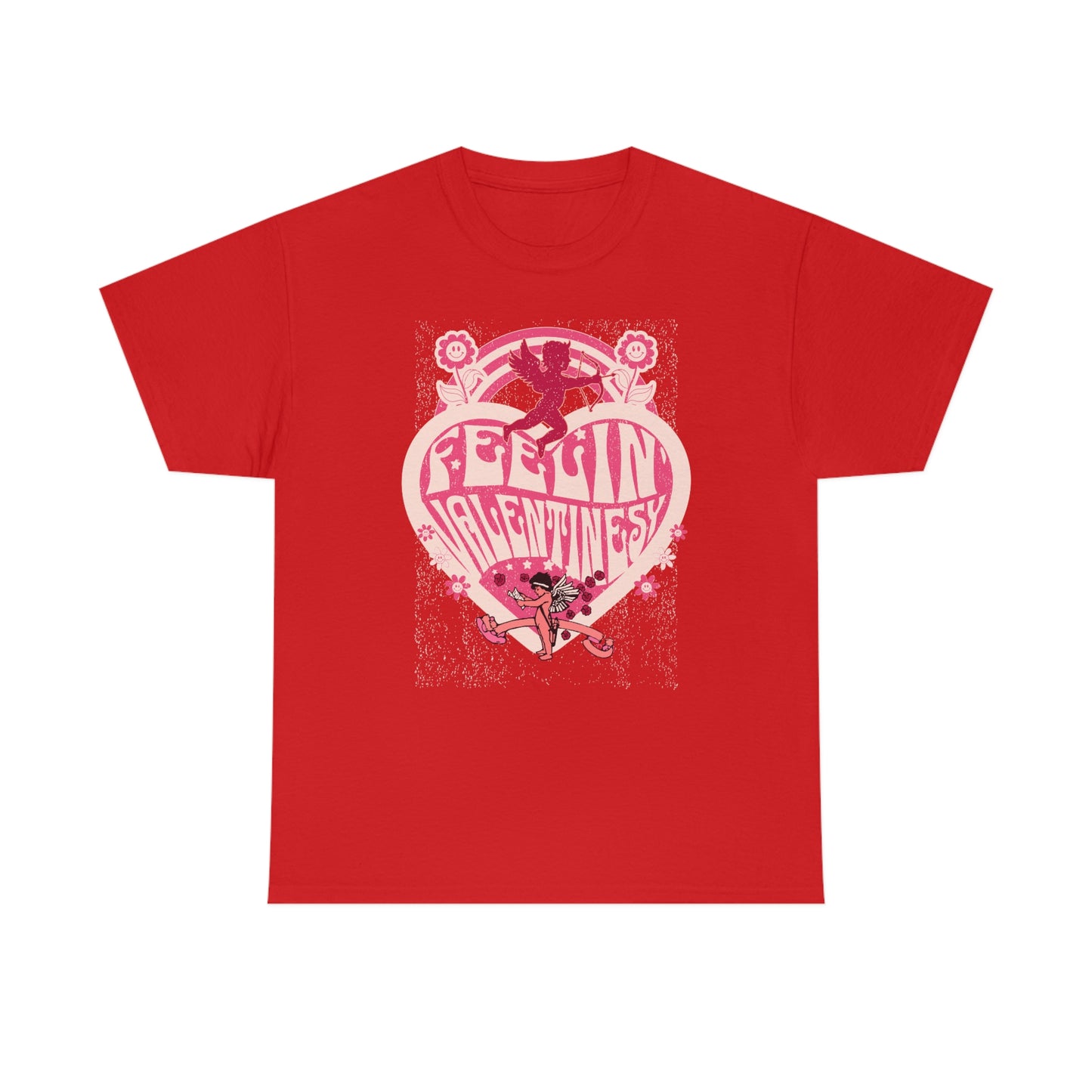 feelin' valentines-y  Unisex Heavy Cotton Tee