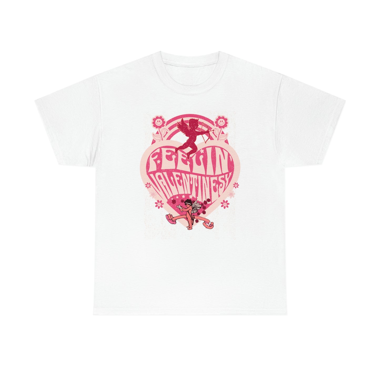 feelin' valentines-y  Unisex Heavy Cotton Tee