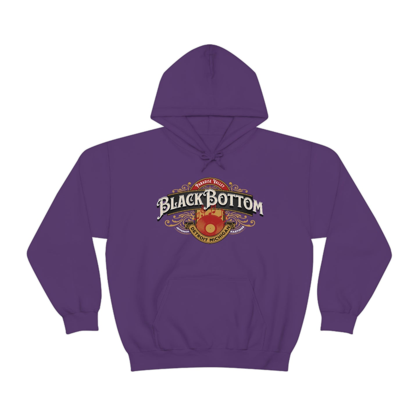 Black Bottom, Paradise Valley Detroit Hooded Sweatshirt