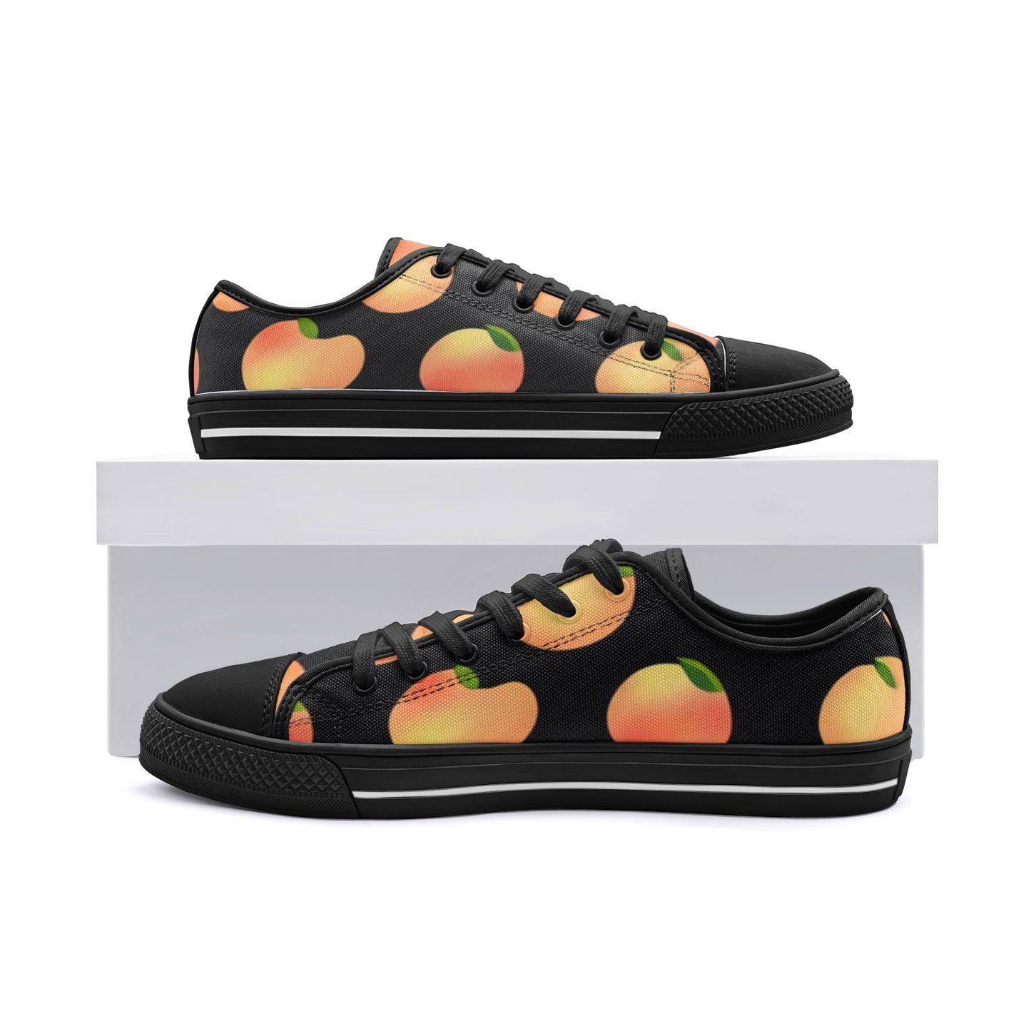 Peaches Low Top Canvas Shoes