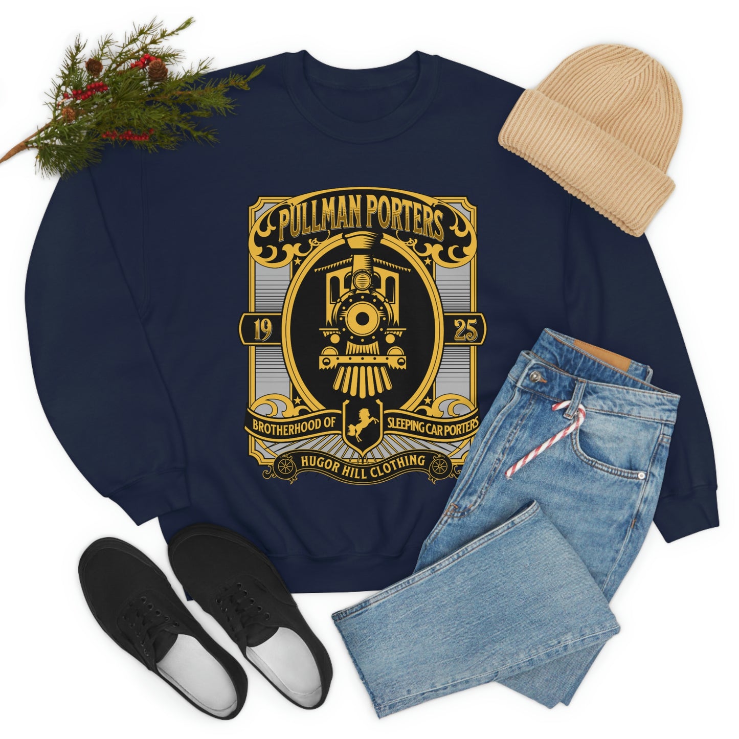 Pullman Porters Black History crew neck Sweatshirt