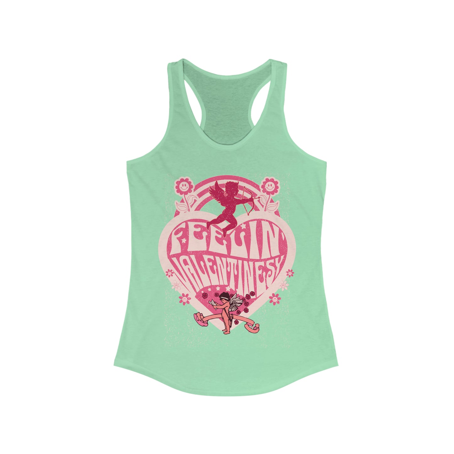 Feelin' Valentines-y! Women's Ideal Racerback Tank