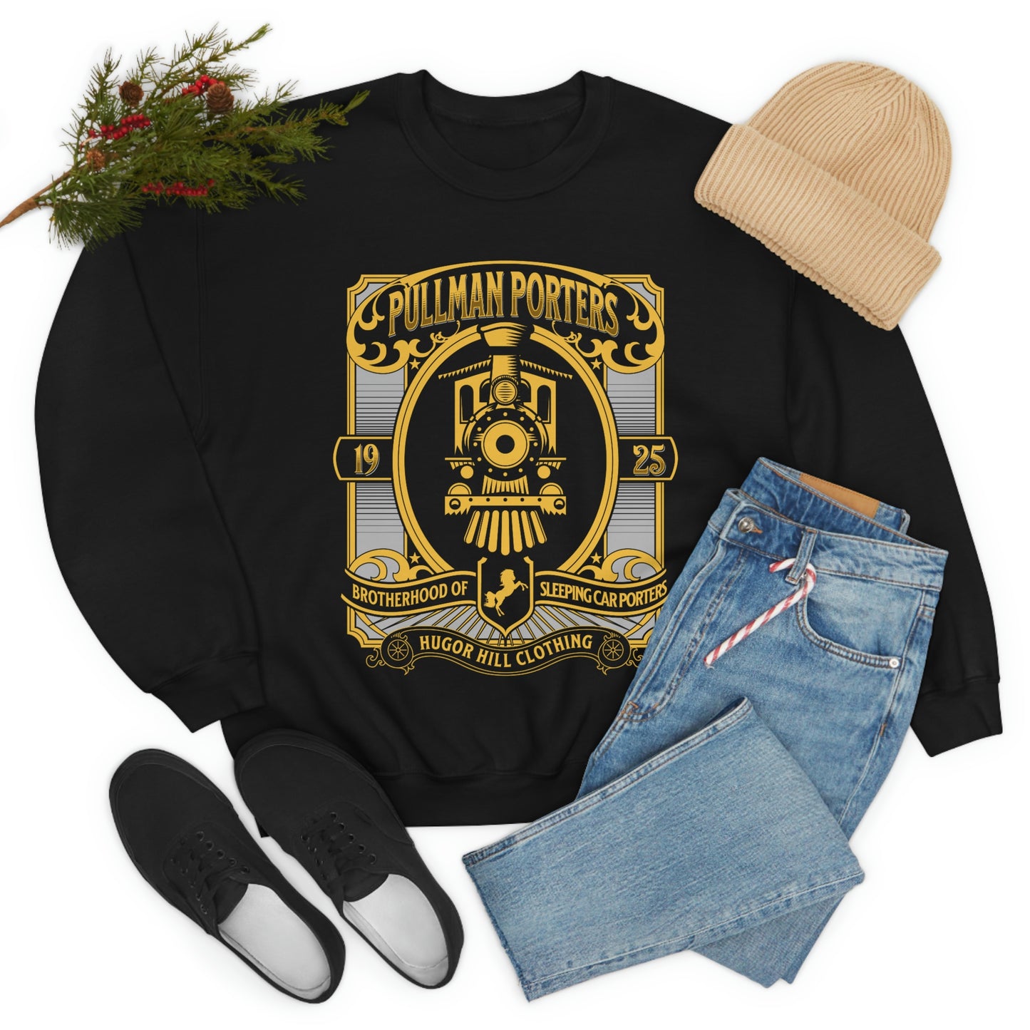 Pullman Porters Black History crew neck Sweatshirt