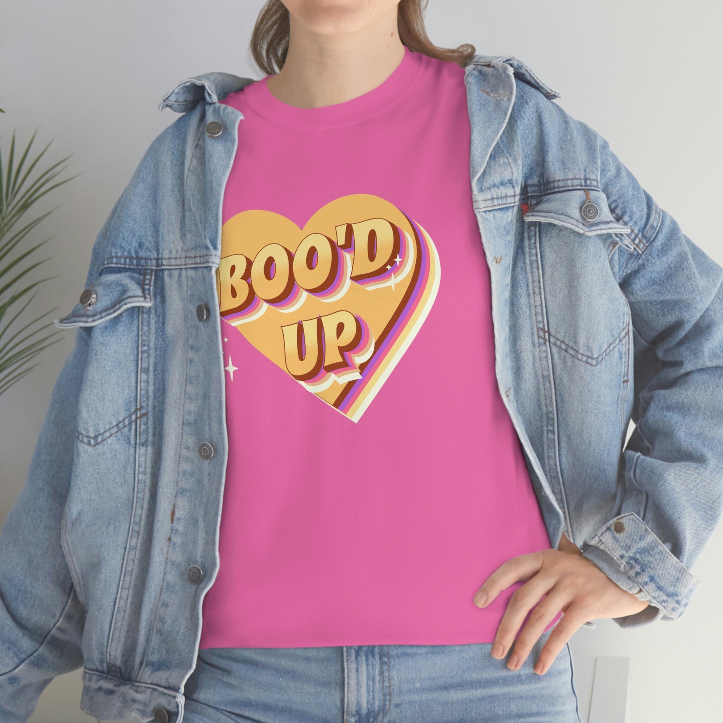 Boo'd up valentines day Unisex Heavy Cotton Tee