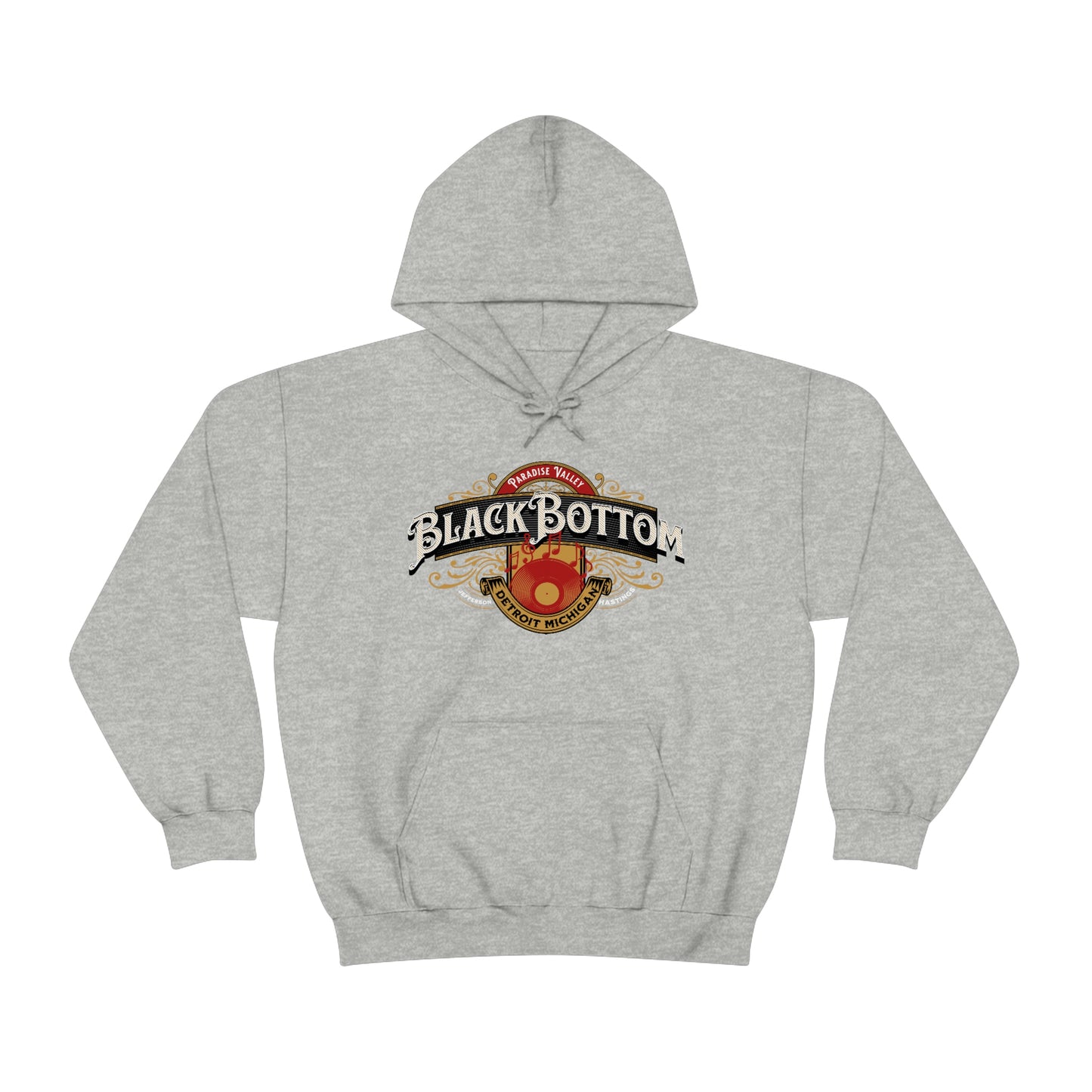 Black Bottom, Paradise Valley Detroit Hooded Sweatshirt