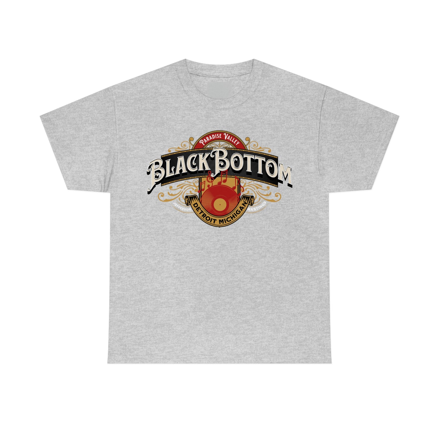 Detroit Michigan Black Bottom Paradise Valley Tee