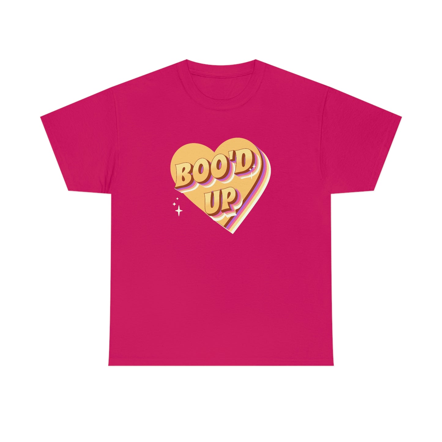 Boo'd up valentines day Unisex Heavy Cotton Tee