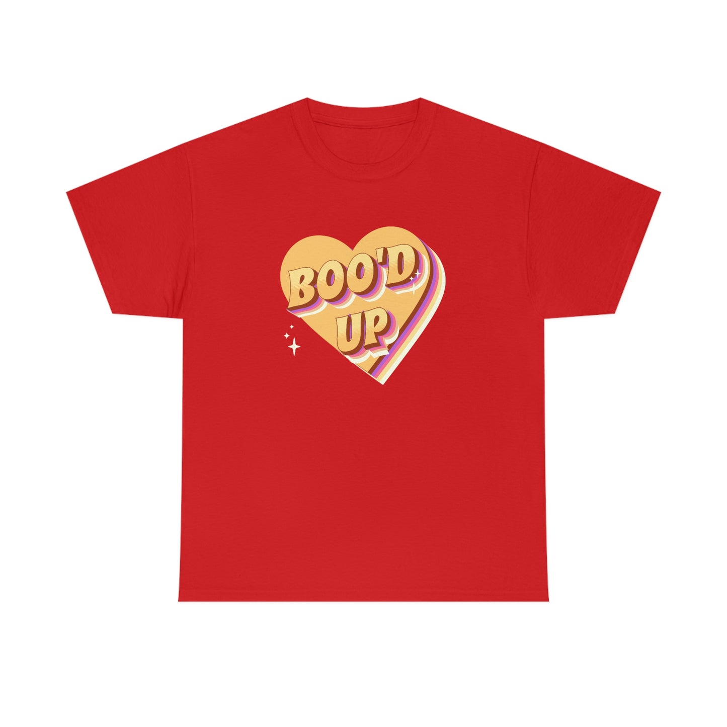 Boo'd up valentines day Unisex Heavy Cotton Tee