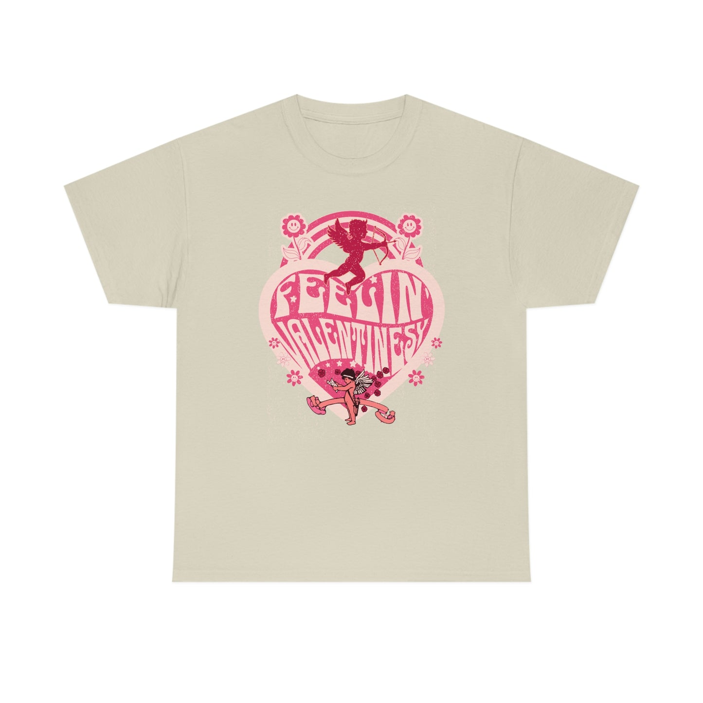 feelin' valentines-y  Unisex Heavy Cotton Tee