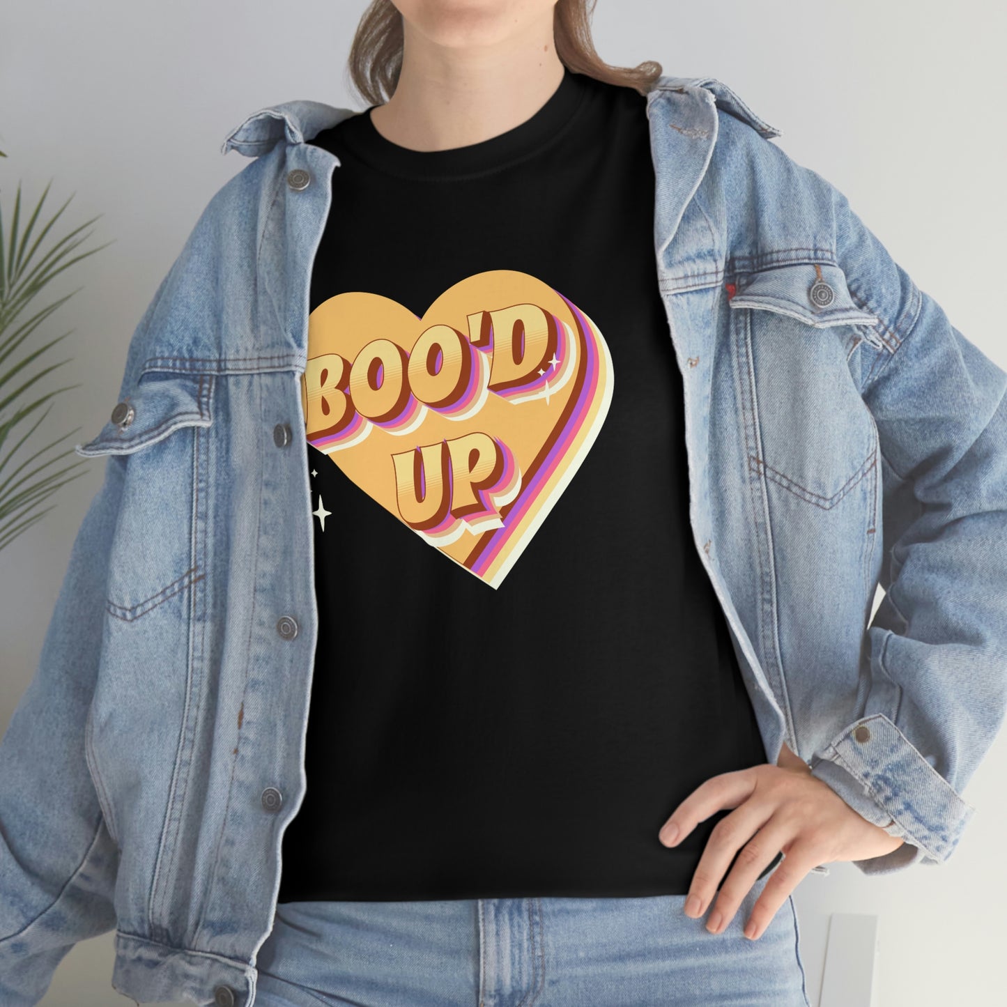 Boo'd up valentines day Unisex Heavy Cotton Tee