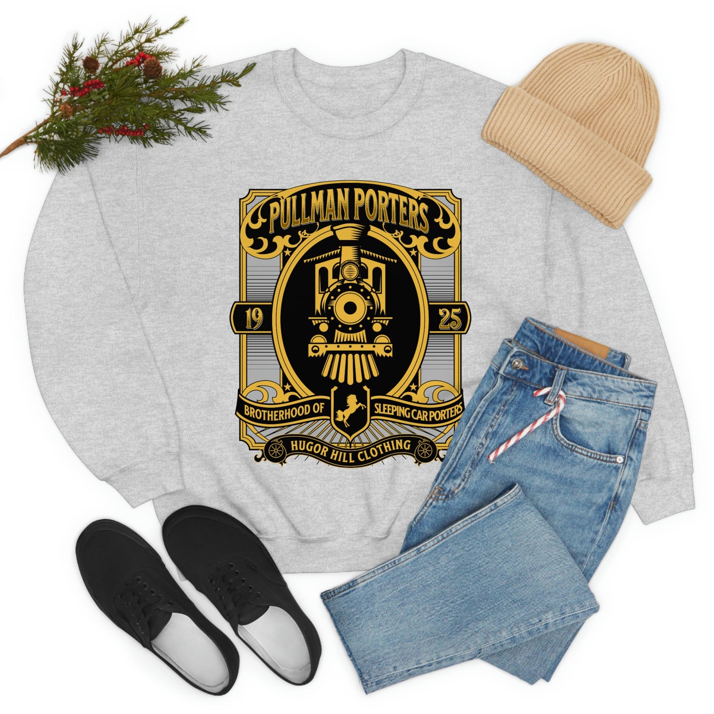 Pullman Porters Black History crew neck Sweatshirt