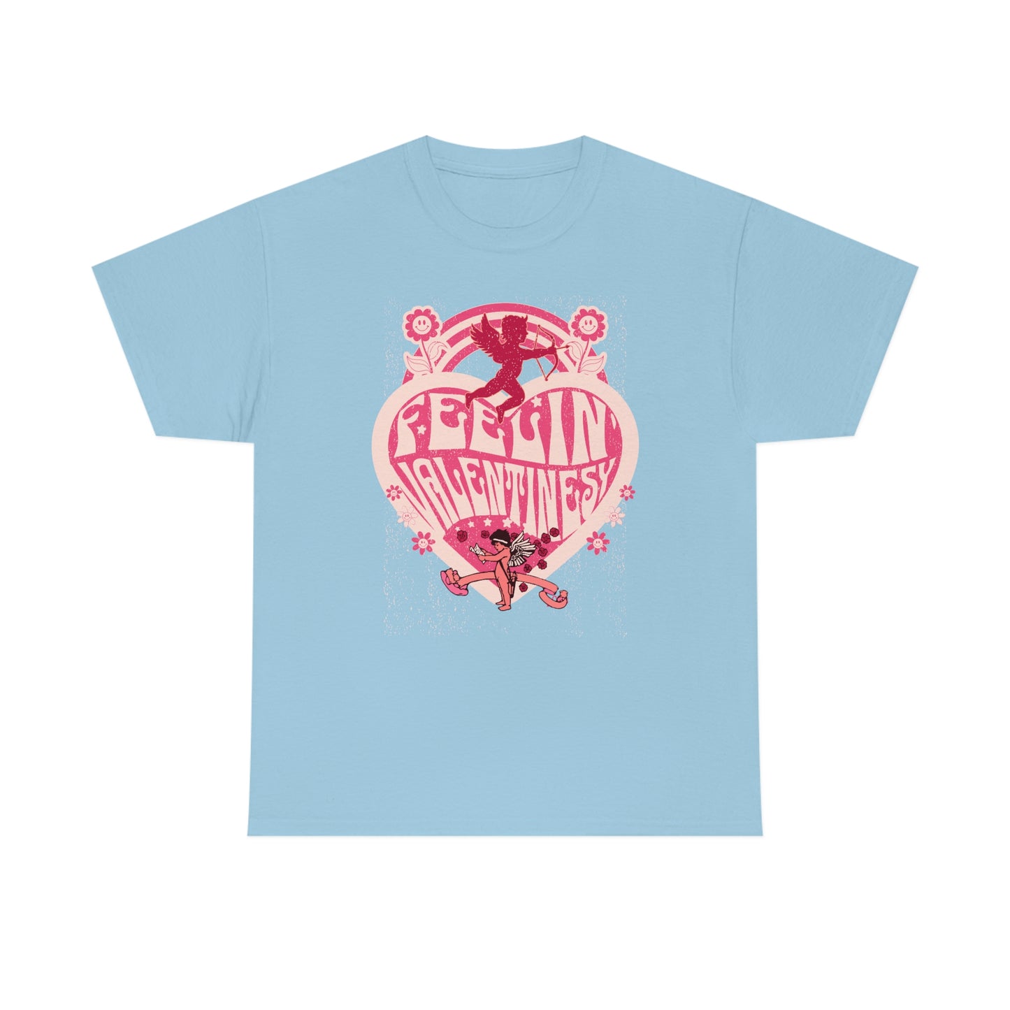 feelin' valentines-y  Unisex Heavy Cotton Tee