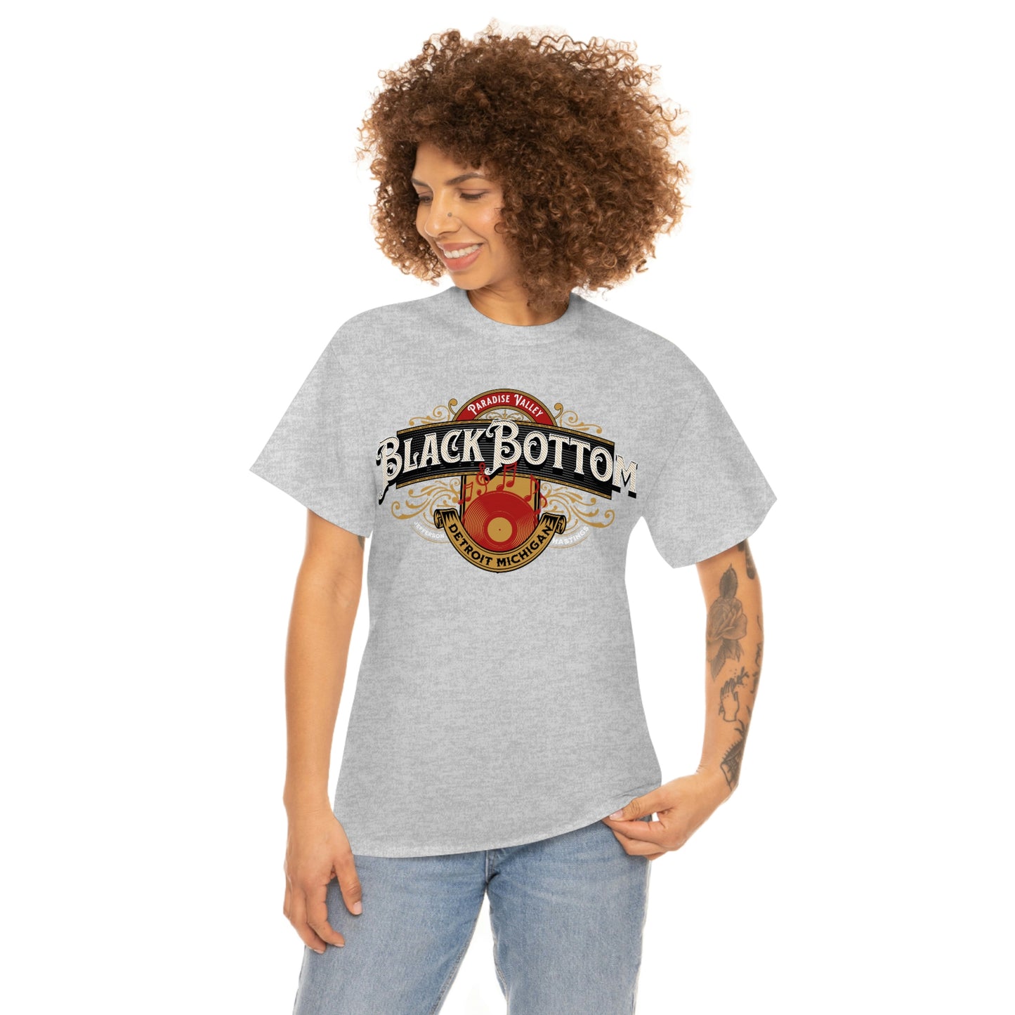 Detroit Michigan Black Bottom Paradise Valley Tee