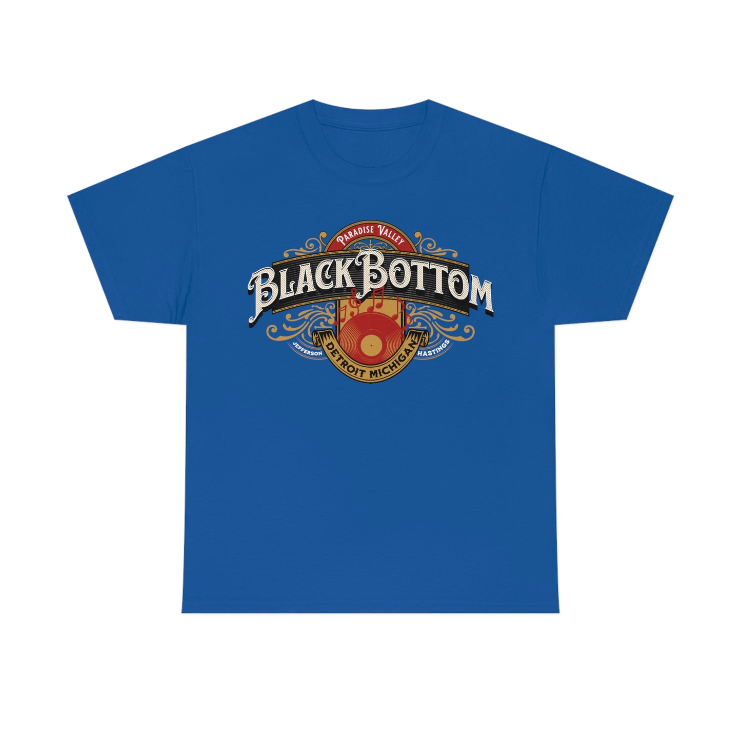 Detroit Michigan Black Bottom Paradise Valley Tee