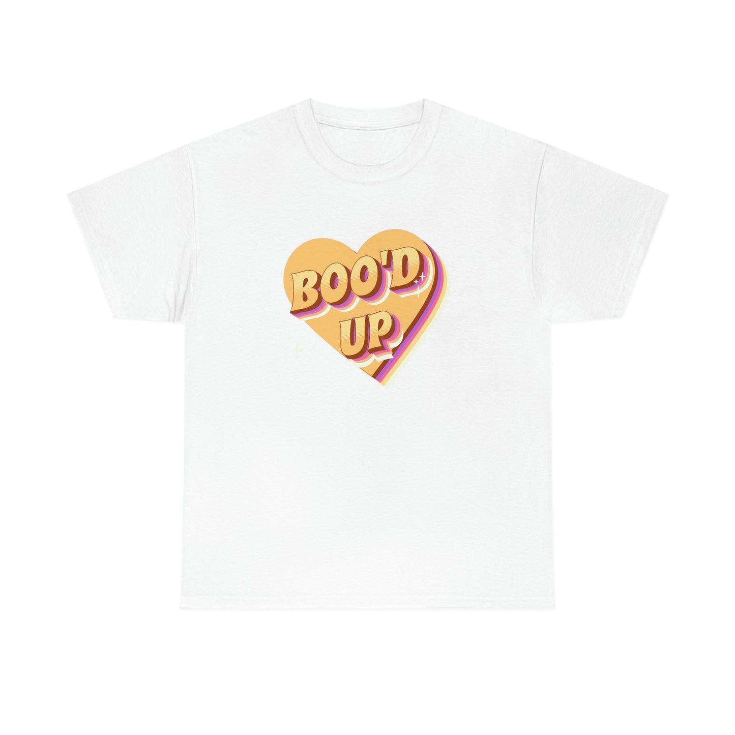 Boo'd up valentines day Unisex Heavy Cotton Tee