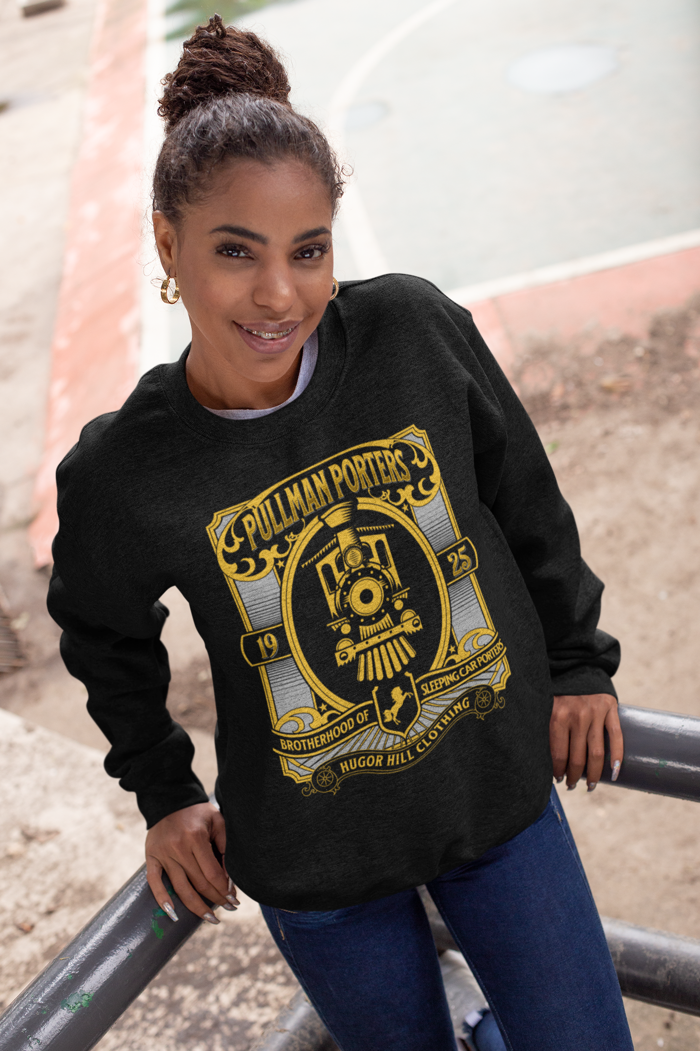 Pullman Porters Black History crew neck Sweatshirt