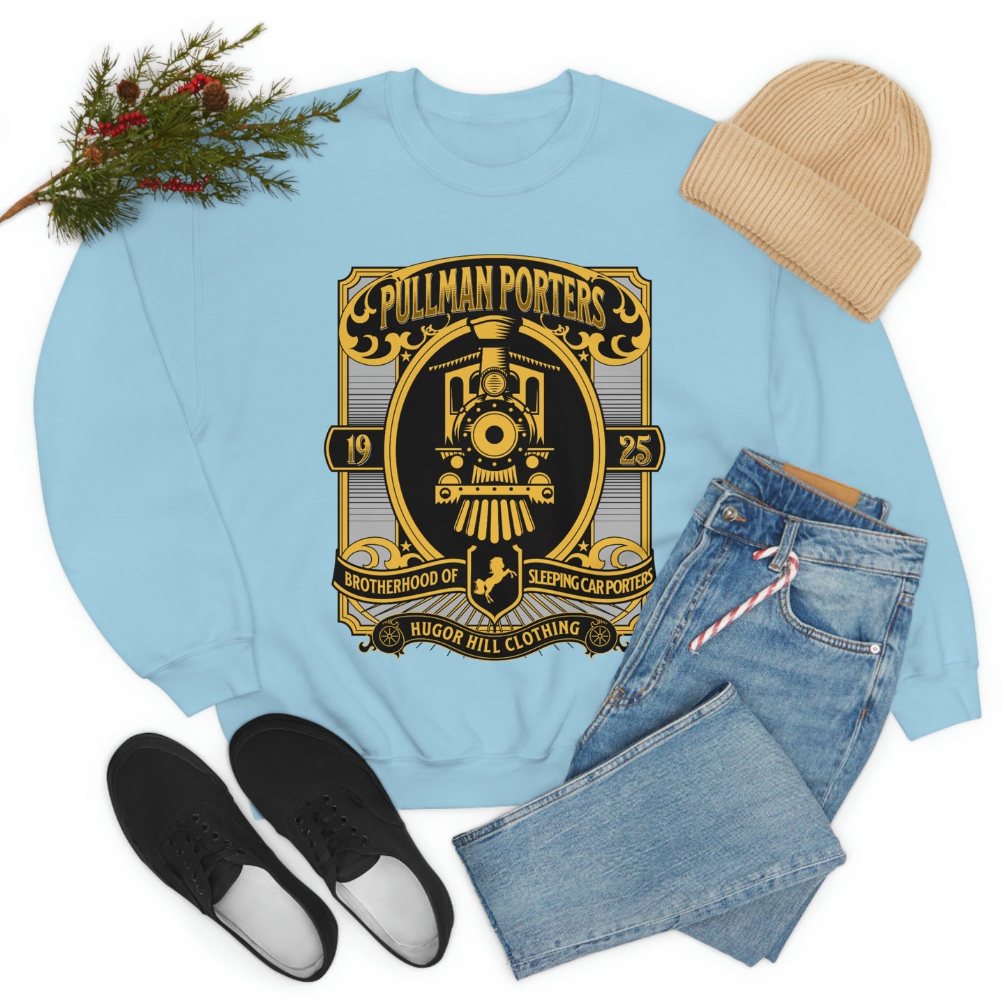 Pullman Porters Black History crew neck Sweatshirt