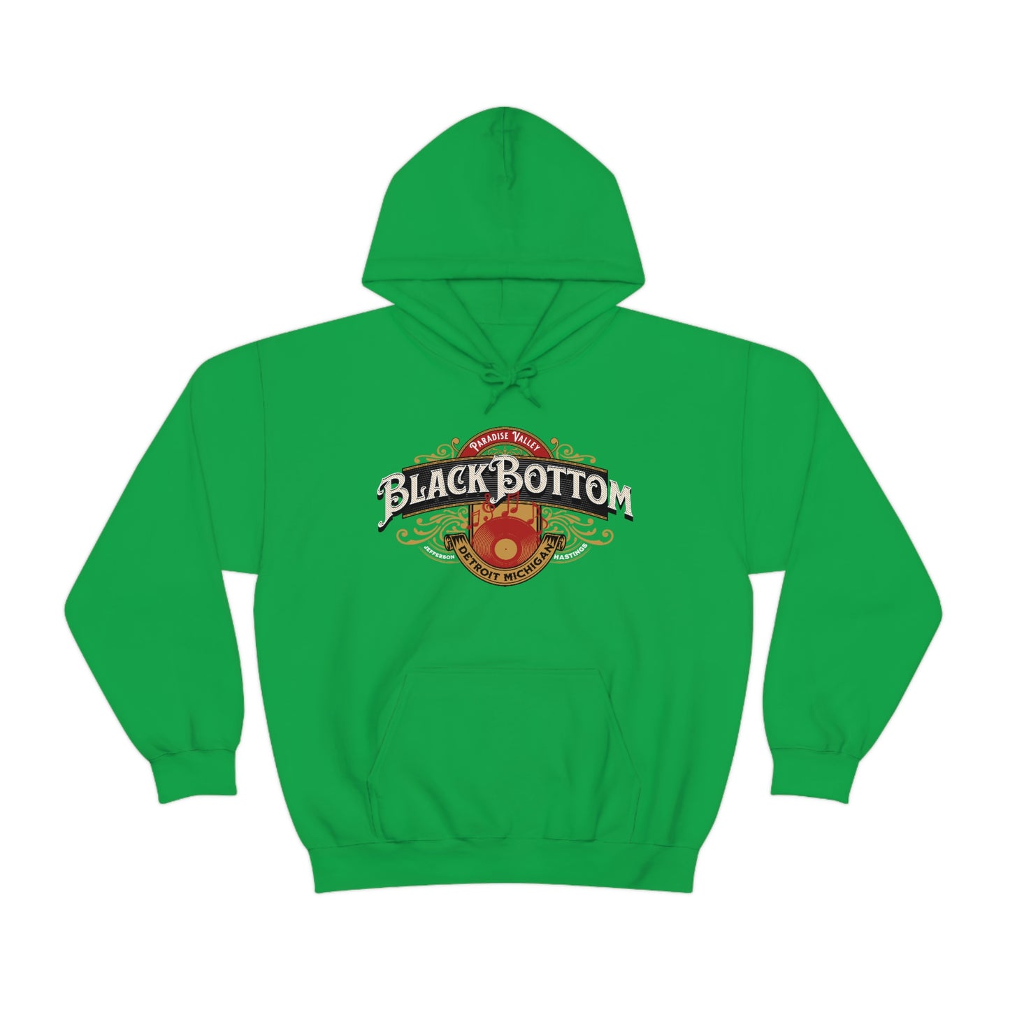 Black Bottom, Paradise Valley Detroit Hooded Sweatshirt